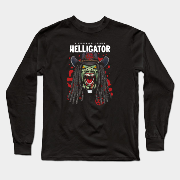 HELLIGATOR Long Sleeve T-Shirt by artslaves