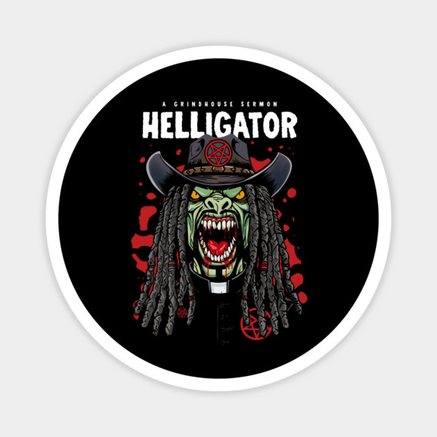 HELLIGATOR Magnet by artslaves