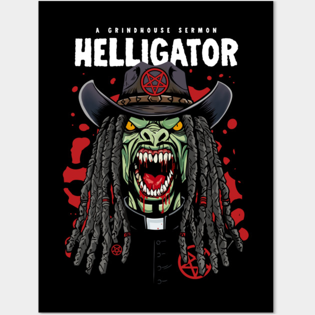 HELLIGATOR Wall Art by artslaves