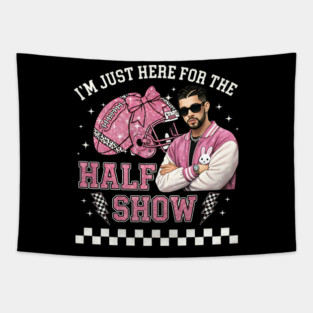 Bad Bunny Super Bowl 2026 Halftime Show Pink Coquette Tapestry