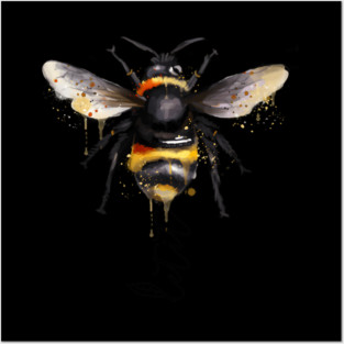 Let It Bee Watercolor Posters and Art