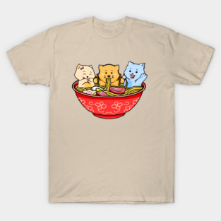 Ramen noodles and cats T-Shirt