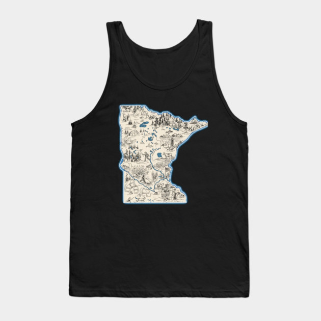 Minnesota Tank Top by dtr_art
