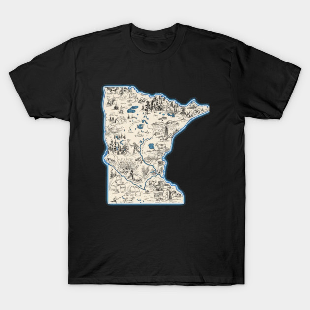 Minnesota T-Shirt by dtr_art