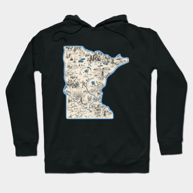 Minnesota Hoodie by dtr_art