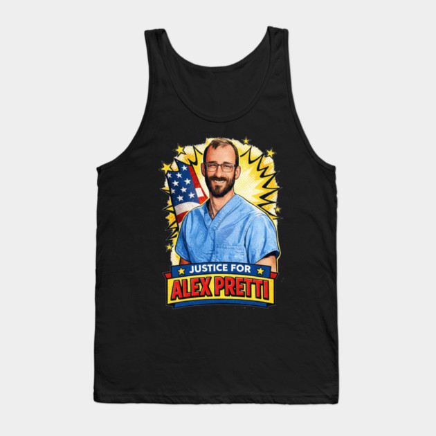 Alex Pretti Tank Top by dtr_art