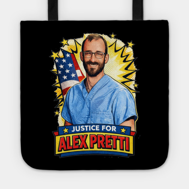 Alex Pretti Tote by dtr_art