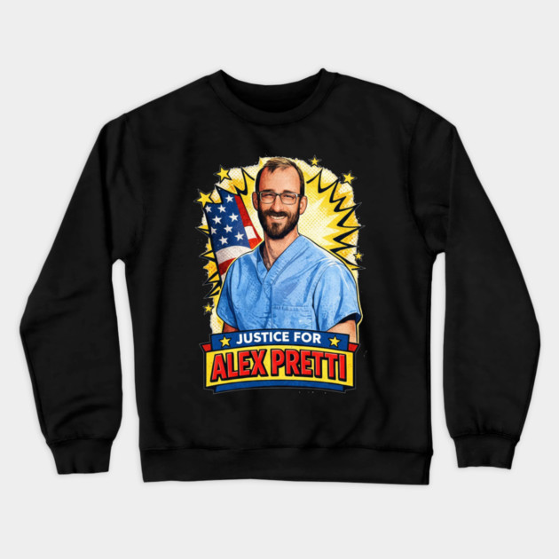 Alex Pretti Crewneck Sweatshirt by dtr_art