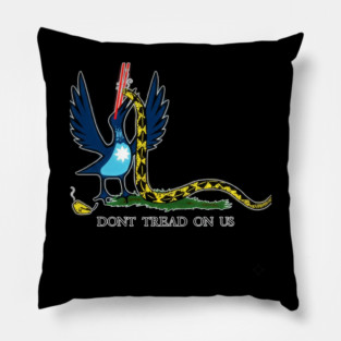 Don't-Tread-On-Us Pillow