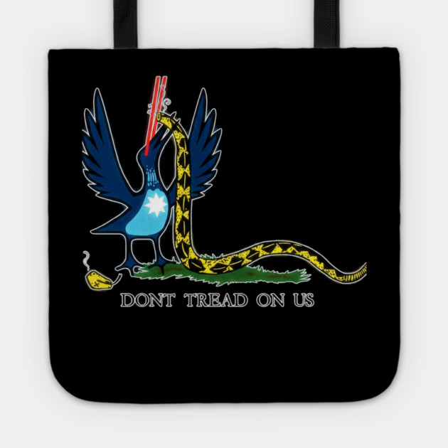 Don't-Tread-On-Us Tote by dtr_art