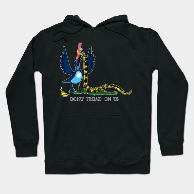 Don't-Tread-On-Us Hoodie by dtr_art
