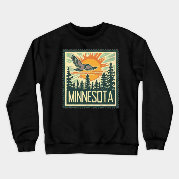 Minnesota Crewneck Sweatshirt by dtr_art