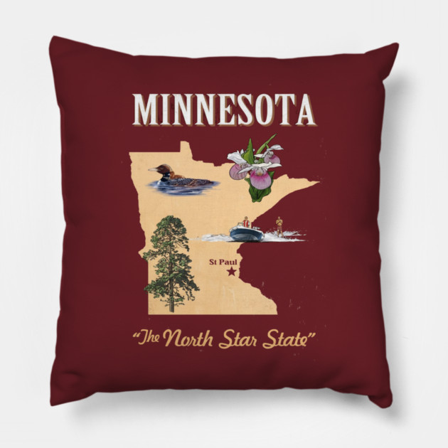 Minnesota Pillow by dtr_art