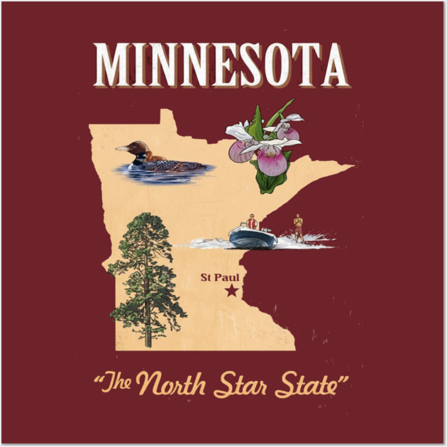 Minnesota Wall Art by dtr_art