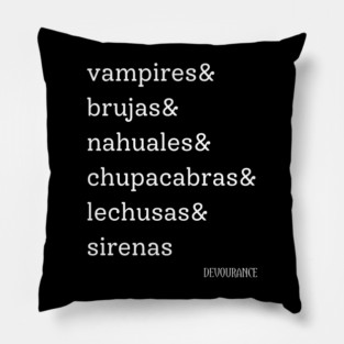 A love letter to monsters. Pillow
