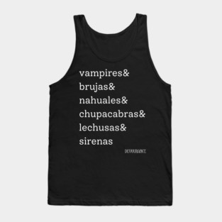 A love letter to monsters. Tank Top