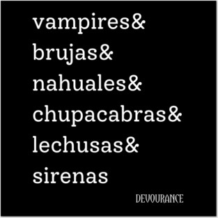 A love letter to monsters. Posters and Art