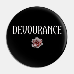 DEVOURANCE Tshirt with Blood Pin