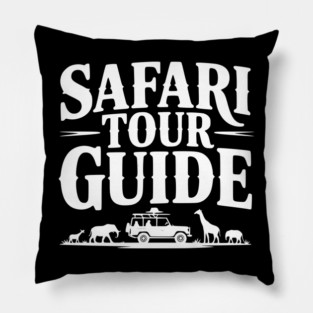 Safari Tour Guide Pillow