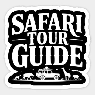 Safari Tour Guide Magnet