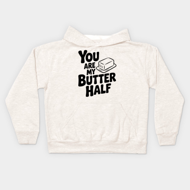 You Are My Better Half Kids Hoodie by Frank Ring