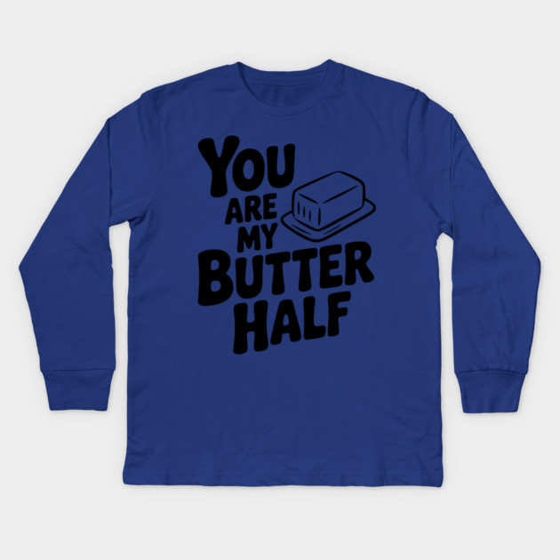 You Are My Better Half Kids Long Sleeve T-Shirt by Frank Ring