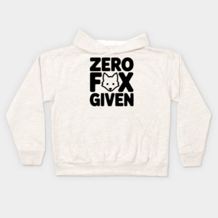 Zero Fox Given Kids Hoodie
