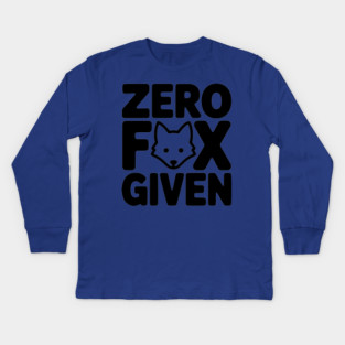 Zero Fox Given Kids Long Sleeve T-Shirt