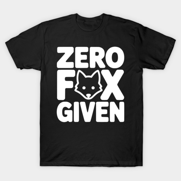 Zero Fox Given T-Shirt by Frank Ring