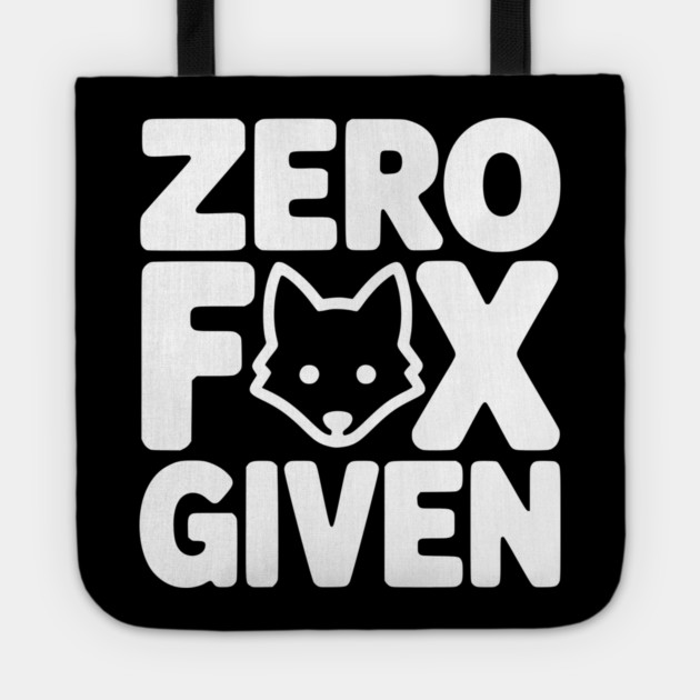 Zero Fox Given Tote by Frank Ring