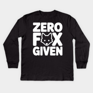 Zero Fox Given Kids Long Sleeve T-Shirt
