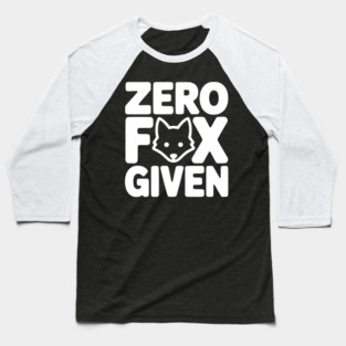 Zero Fox Given Baseball T-Shirt