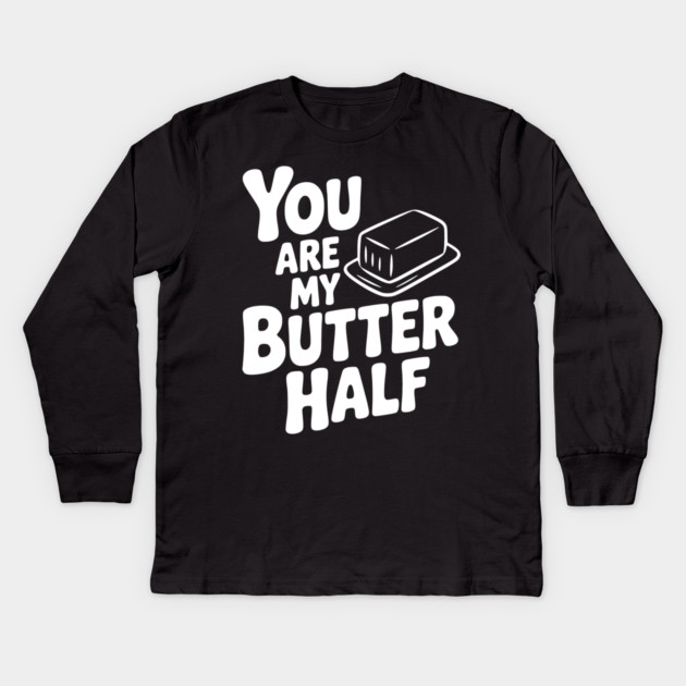 You Are My Better Half Kids Long Sleeve T-Shirt by Frank Ring