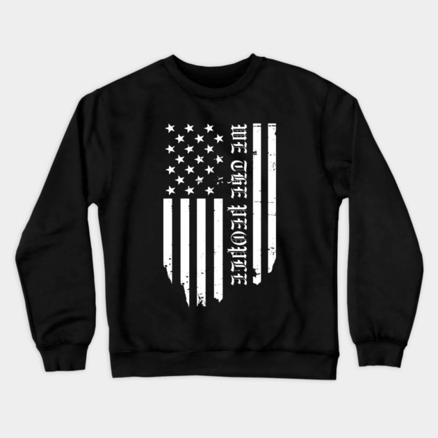 We The People Crewneck Sweatshirt by Creatifly Graphic Tees