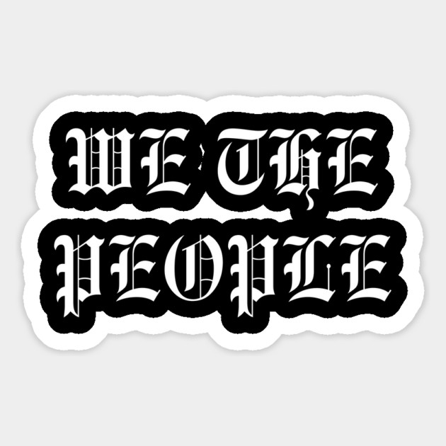 We The People Magnet by Creatifly Graphic Tees