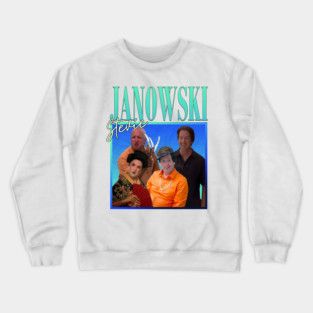 Stevie Janowski // Retro Throwback Design Crewneck Sweatshirt