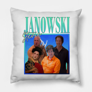 Stevie Janowski // Retro Throwback Design Pillow