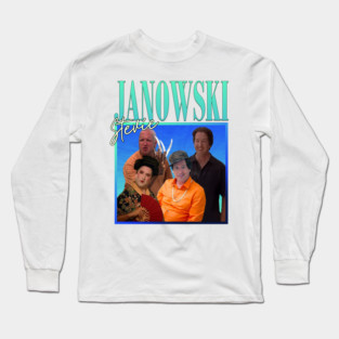 Stevie Janowski // Retro Throwback Design Long Sleeve T-Shirt