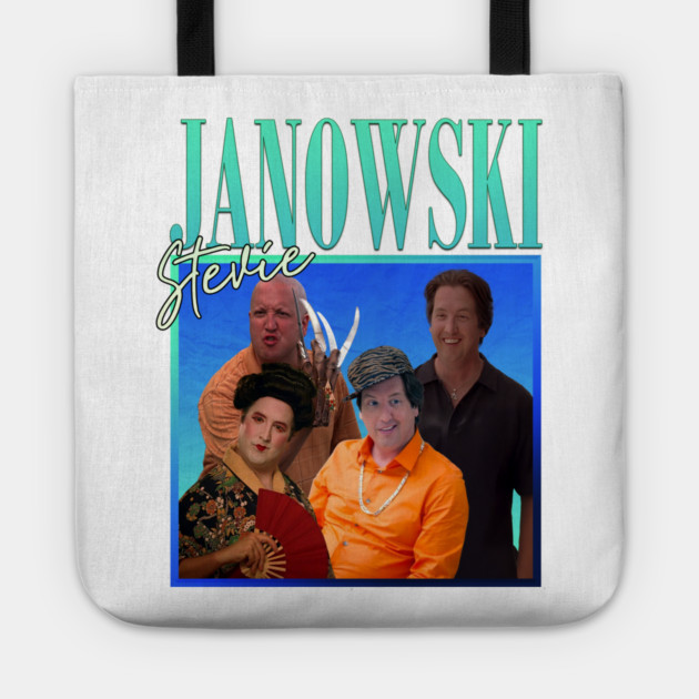 Stevie Janowski // Retro Throwback Design Tote by Tv Moments