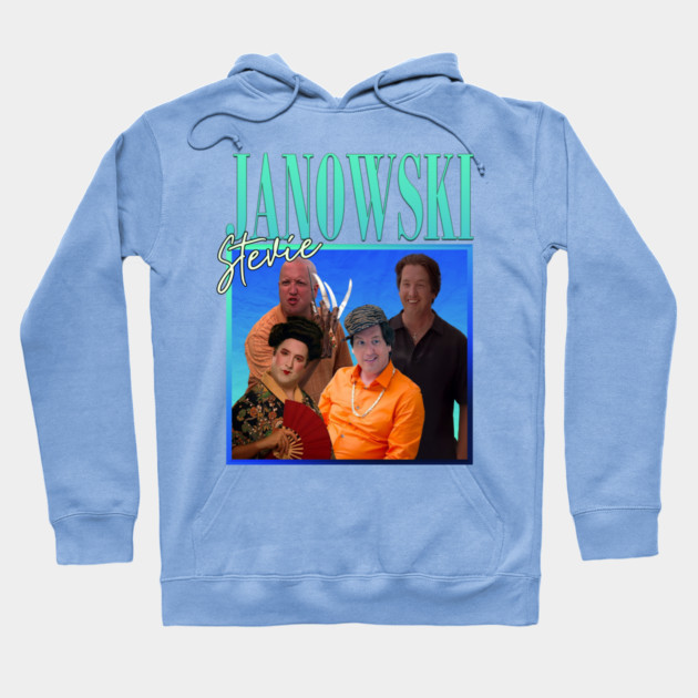 Stevie Janowski // Retro Throwback Design Hoodie by Tv Moments