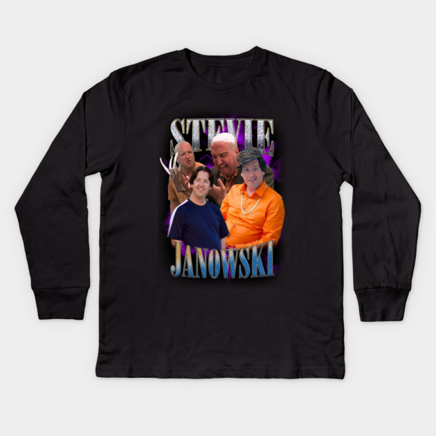 Stevie Janowski // Vintage Bootleg Kids Long Sleeve T-Shirt by Tv Moments