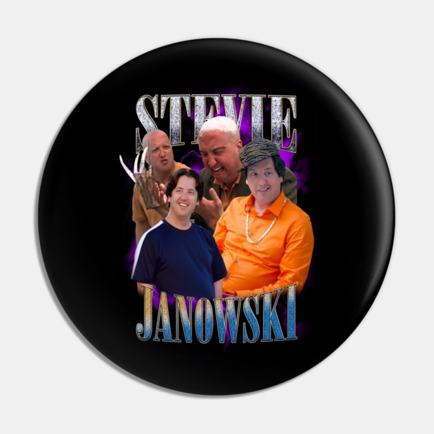 Stevie Janowski // Vintage Bootleg Pin by Tv Moments