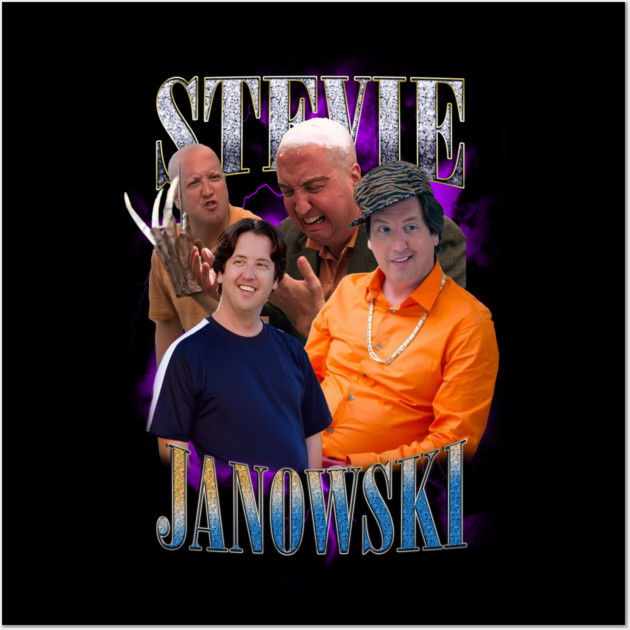 Stevie Janowski // Vintage Bootleg Wall Art by Tv Moments