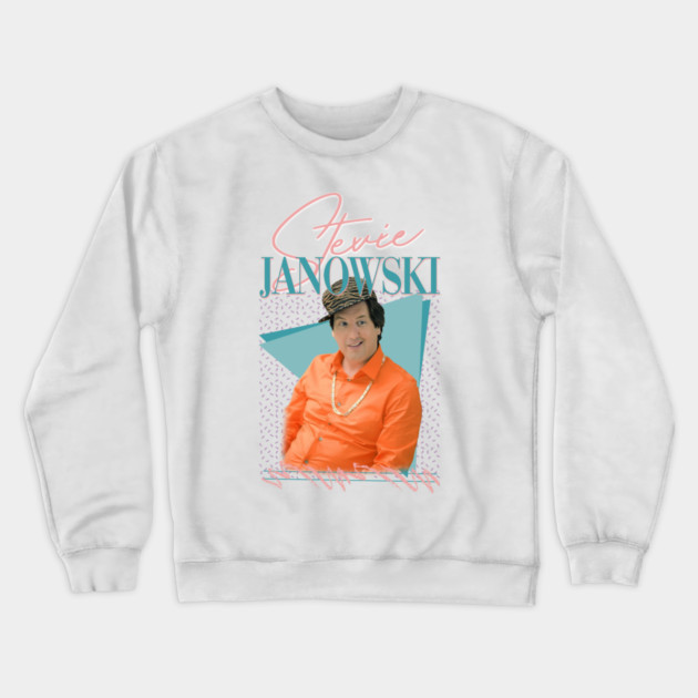 Vapor Pop 90s // Stevie Janowski Crewneck Sweatshirt by Tv Moments
