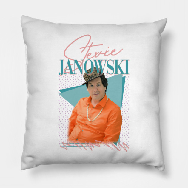 Vapor Pop 90s // Stevie Janowski Pillow by Tv Moments