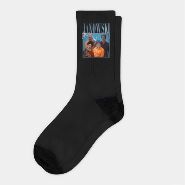 Stevie Janowski // Retro Throwback Design Socks by Tv Moments
