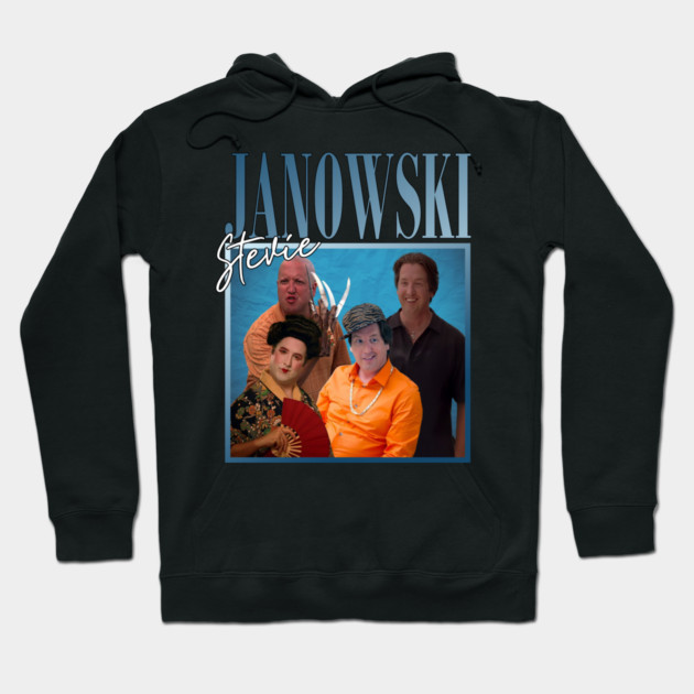 Stevie Janowski // Retro Throwback Design Hoodie by Tv Moments