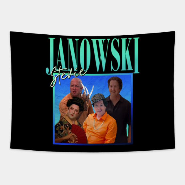 Stevie Janowski // Retro Throwback Design Tapestry by Tv Moments