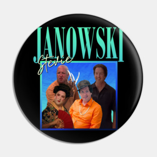Stevie Janowski // Retro Throwback Design Pin