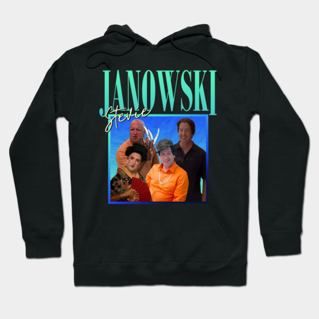 Stevie Janowski // Retro Throwback Design Hoodie by Tv Moments